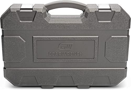 GEARWRENCH 65-Piece 1/2 In. Drive Standard & Deep SAE/MM Impact Socket Set