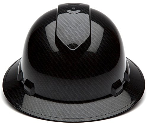 Pyramex Ridgeline Hydro Dipped Full Brim (Shiny Black Graphite Pattern)