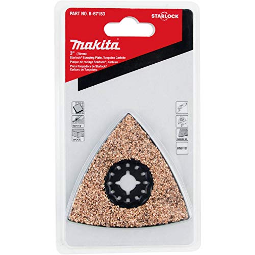 Makita 3" Starlock Scraping Plate, Tungsten Carbide