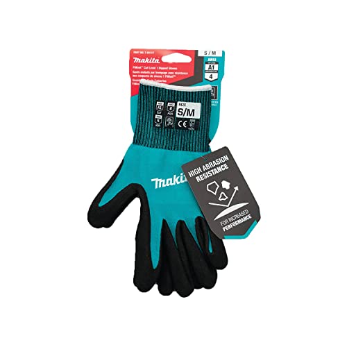 Makita FitKnit Gloves Cut Level 1 Nitrile Coated Dipped (1 Pair)