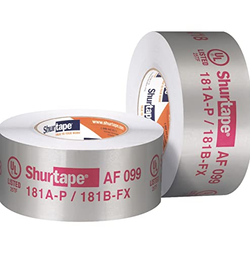 Shurtape AF 099 UL 181A-P/B-FX Listed/Printed Aluminum Foil Tape