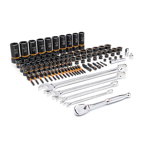 GEARWRENCH 1/4, 3/8, 1/2 Drive Bolt Biter Mechanics Tool Set in Foam Storage Tray 97pc