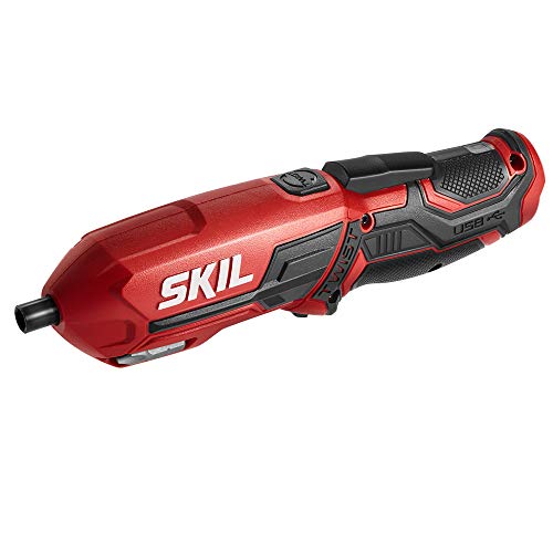 SKIL Rechargeable 4V Screwdriver with Pivot Grip with Magnetic Bit Storage