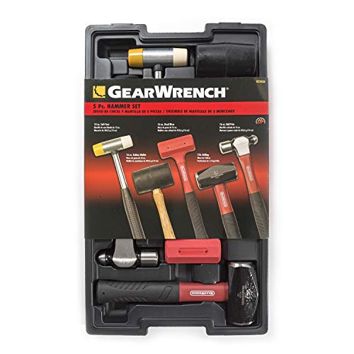 GEARWRENCH 5 Piece Hammer and Mallet Set