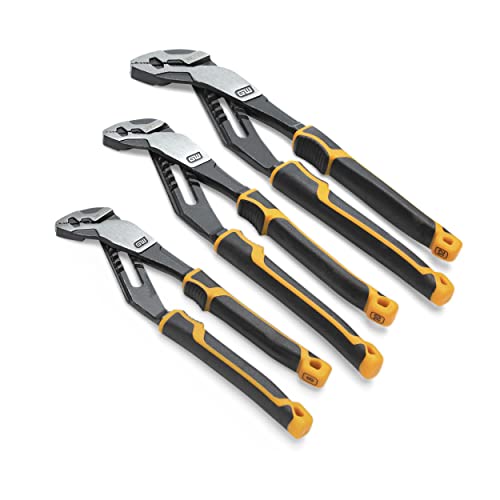 GEARWRENCH 4-Piece Pitbull Auto-Bite Tongue & Groove Dual Material Pliers with K9 Jaws
