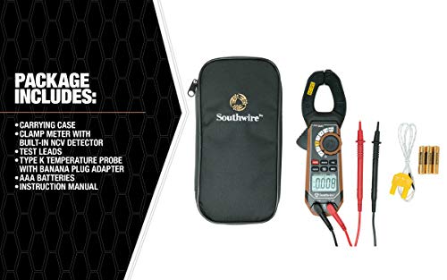 Southwire 400A Clamp Meter with Built-In NCV Tester