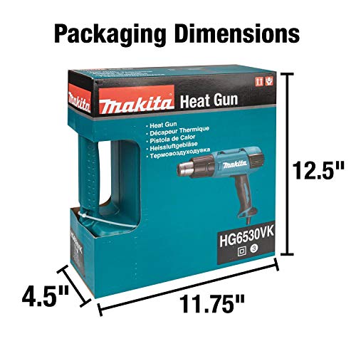 Makita Variable Temperature Heat Gun Kit with LCD Digital Display