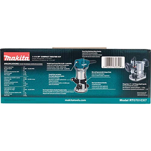 Makita 1-1/4 HP Compact Router Kit