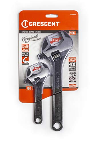 CRESCENT 2 Pc. Wide Jaw Adjustable Wrench