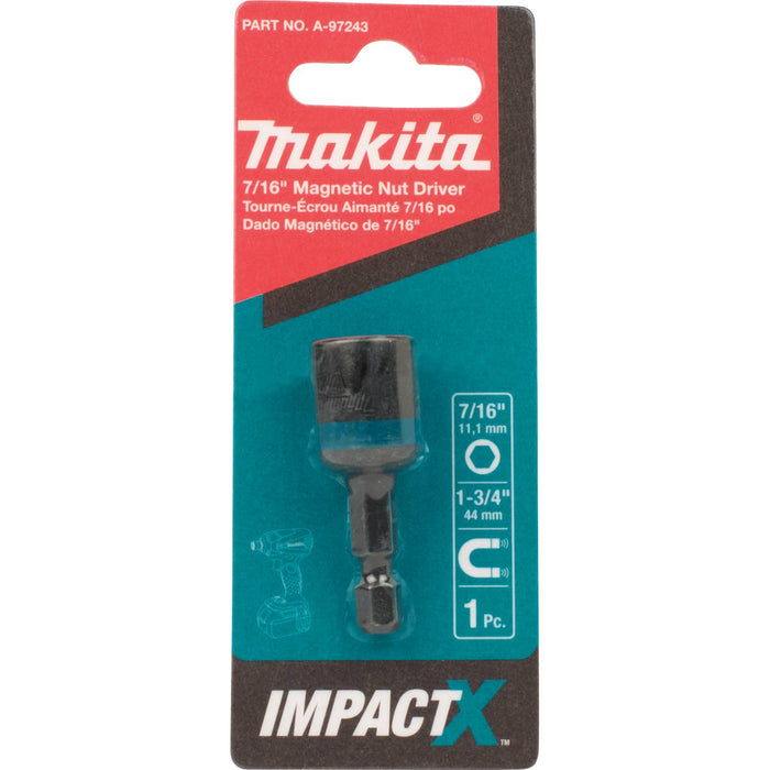 Makita Impact X 7/16″ x 1-3/4″ Magnetic Nut Driver