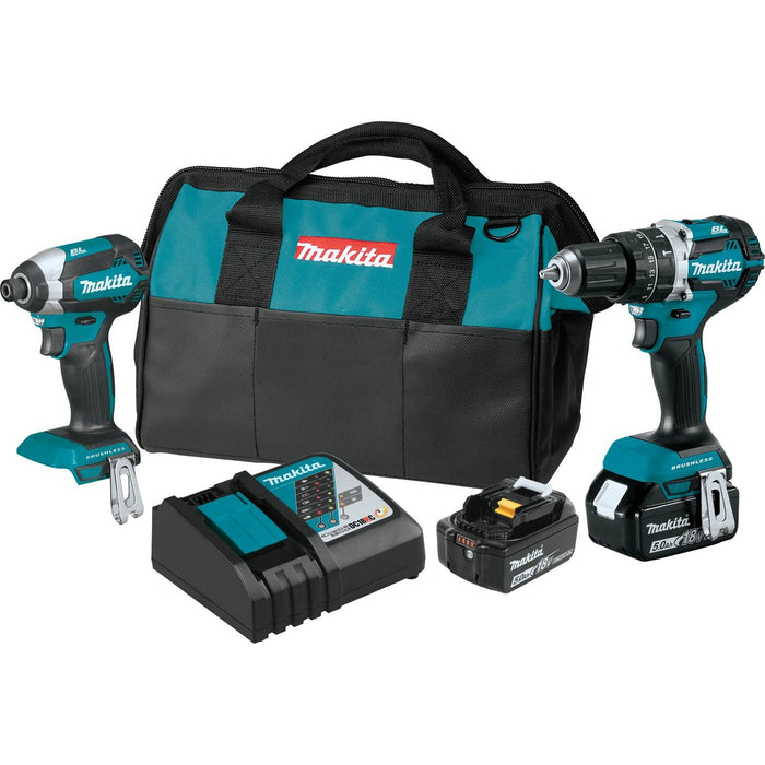 Makita 18V (XT269T) LXT Lithium-Ion Brushless Cordless 2 Pc. Combo Kit