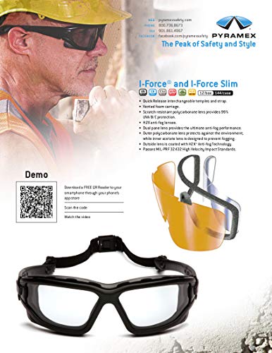 Pyramex I-Force Slim Safety Goggle