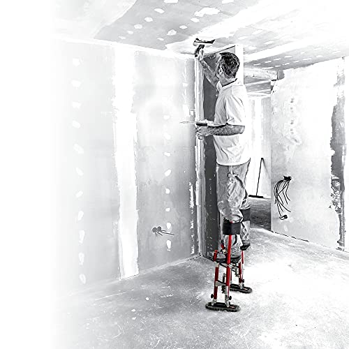 MetalTech BuildMan Grade Drywall Adjustable Stilts with 225 lbs. Load Capacity