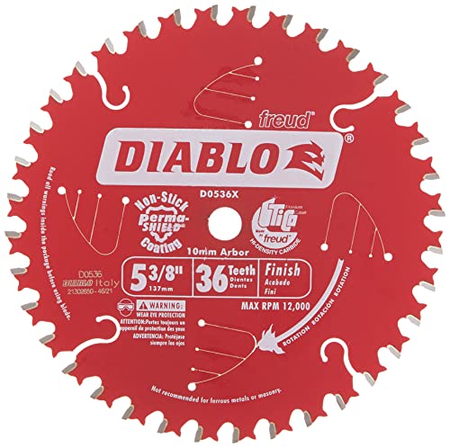 Diablo 5-3/8 in. x 36 Tooth Finish Trim Saw Blade