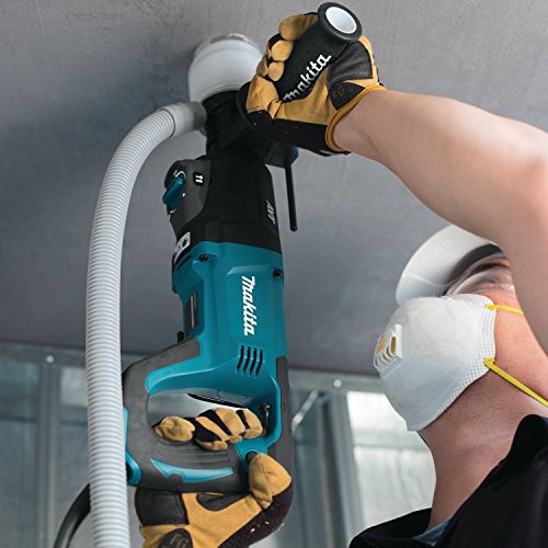 Makita SDS-PLUS 3-Mode Variable Speed AVT Rotary Hammer with Case and 4-1/2" Angle Grinder, 1"