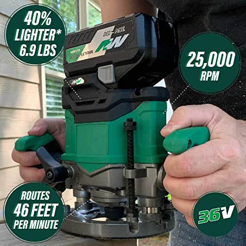 Metabo HPT 36V Multi-Volt Cordless Plunge Router