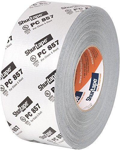 Shurtape PC 857 UL 181B-FX Listed/Printed Cloth Waterproof HVAC Duct Tape