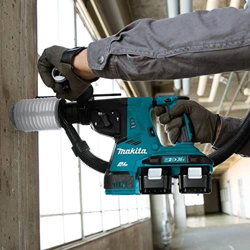 Makita 18V (X2 36V) LXT Lithium-Ion Brushless Cordless 1-1/8" AVT Rotary Hammer, accepts SDS-PLUS bits