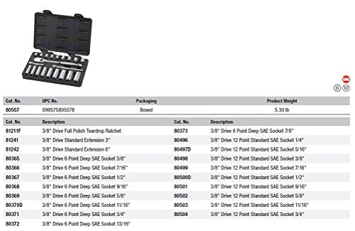 GEARWRENCH 49-Piece Mechanics SAE/Metric Tool Set