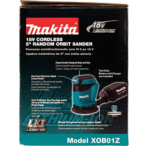 Makita 18V LXT Lithium-Ion Cordless 5" Random Orbit Sander (Bare Tool)