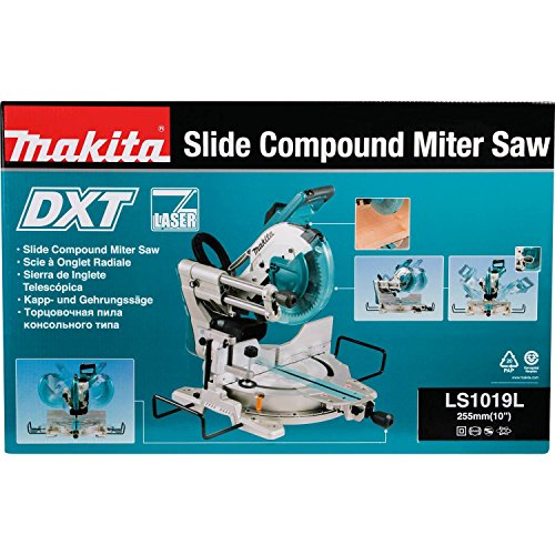 Makita 10" Dual-Bevel Sliding Compound Miter Saw with Laser