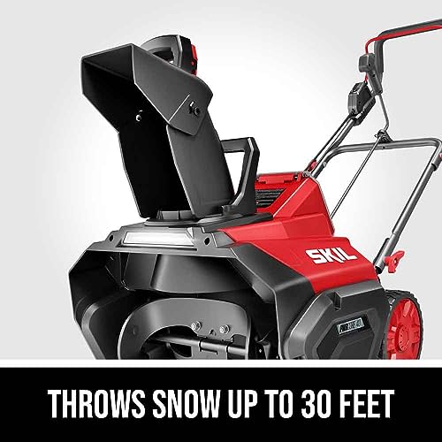 SKIL PWR CORE 40 Brushless 40V 20 In. Single Stage Snow Blower