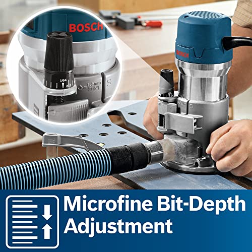 Bosch 2.25 HP Plunge and Fixed-Base Router Kit