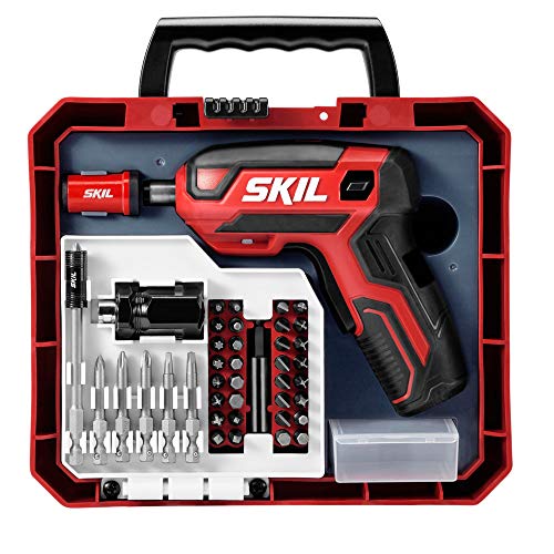 SKIL 4V Screwdriver Rechargeable with 42-Piece Bit Kit