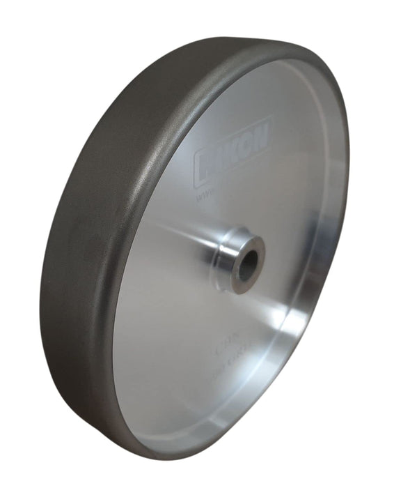 RIKON PRO Series CBN Grinding Wheel 600 Grit 8 In. Wheel 1-1/2 In. wide with Radius to Sharpen High Speed Steel Cutting Tools for your Woodworking Lathe