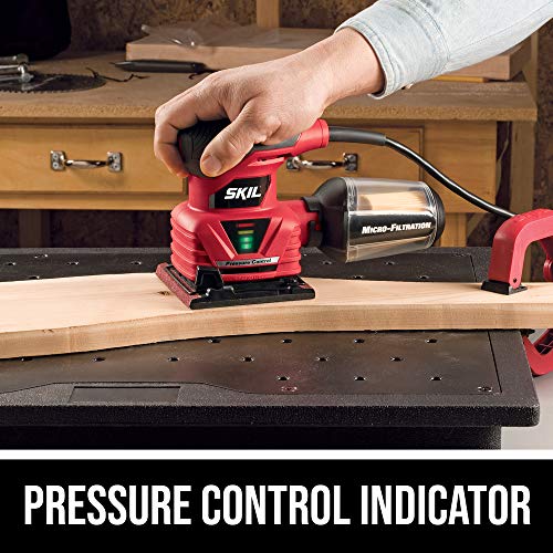 SKIL 2.0 Amp 1/4 Sheet Palm Sander with Pressure Control