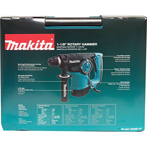 Makita 1-1/8'' Rotary Hammer, accepts SDS-PLUS bits