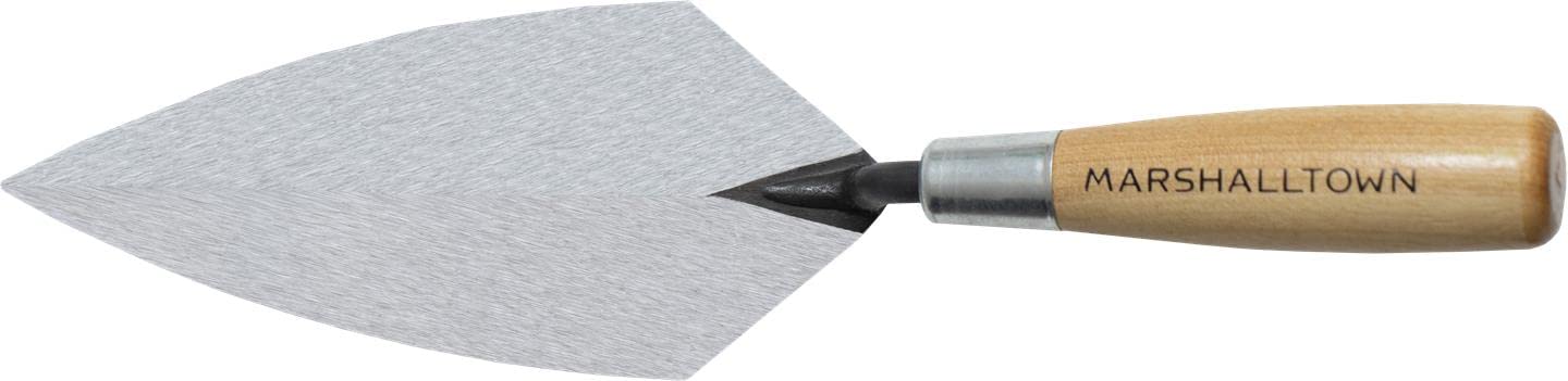 MARSHALLTOWN Pointing Trowel, BASE Blade, Philadelphia Pattern, Forged from a Single Piece of High Carbon Steel,BASE, Repair Mortar Joints, Masonry, Made in the USA, BASE