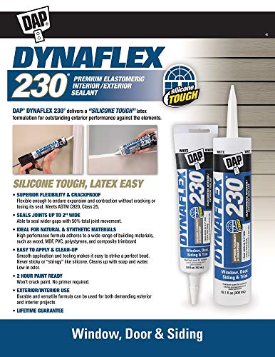 DAP Gray Dynaflex 230 Sealant 10.1-Ounce