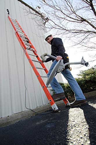 Louisville Ladder 16-Foot Fiberglass Extension Ladder 300-Pound Capacity