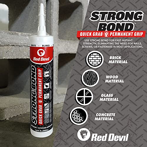 Red Devil Strong Bond Heavy-Duty Adhesive & Sealant (White)