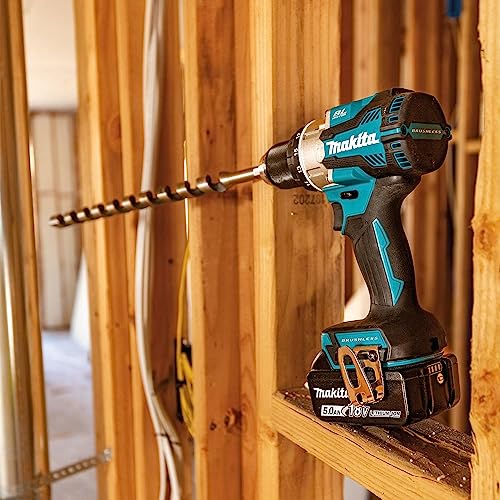 Makita 18V LXT Lithium-Ion Compact Brushless Cordless 1/2" Hammer Driver-Drill Kit (5.0Ah)