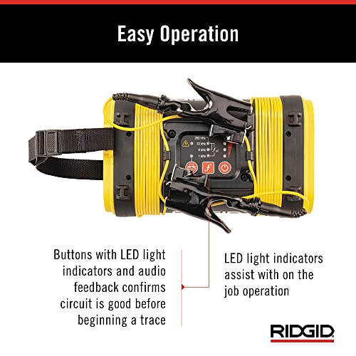 RIDGID 21898 SeekTech ST-305 Line Transmitter, Line Tracer and Underground Line Locator,Yellow,Small