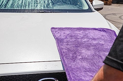 MaxShine Rinse Free Microfiber Towel for Car Detailing, 1200 GSM, Double Sided