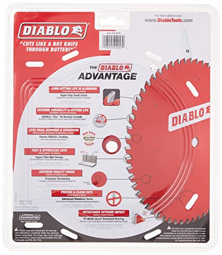 Diablo D1080N Non-Ferrous Metal & Plastic Cutting Saw Blade