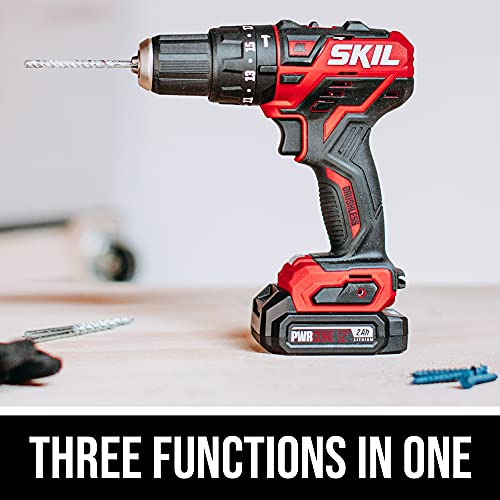 SKIL PWRCORE️ 12 Brushless 12V 1/2in Hammer Drill Kit (Open Box, Excellent Condition)
