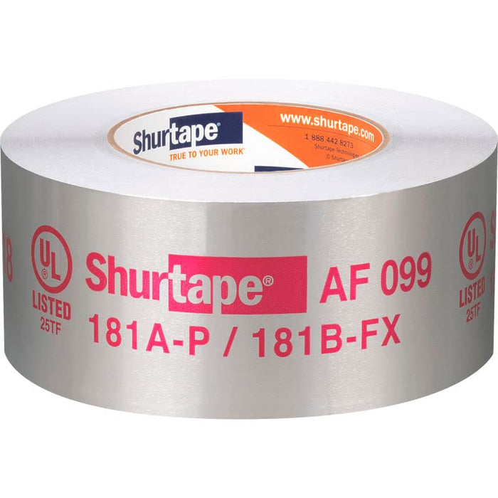 Shurtape AF 099 UL 181A-P/B-FX Listed/Printed Aluminum Foil Tape