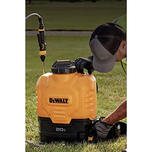 DeWALT 20V Lithium-ion Battery Powered 4-Gallon Sprayer Backpack (Bare ...