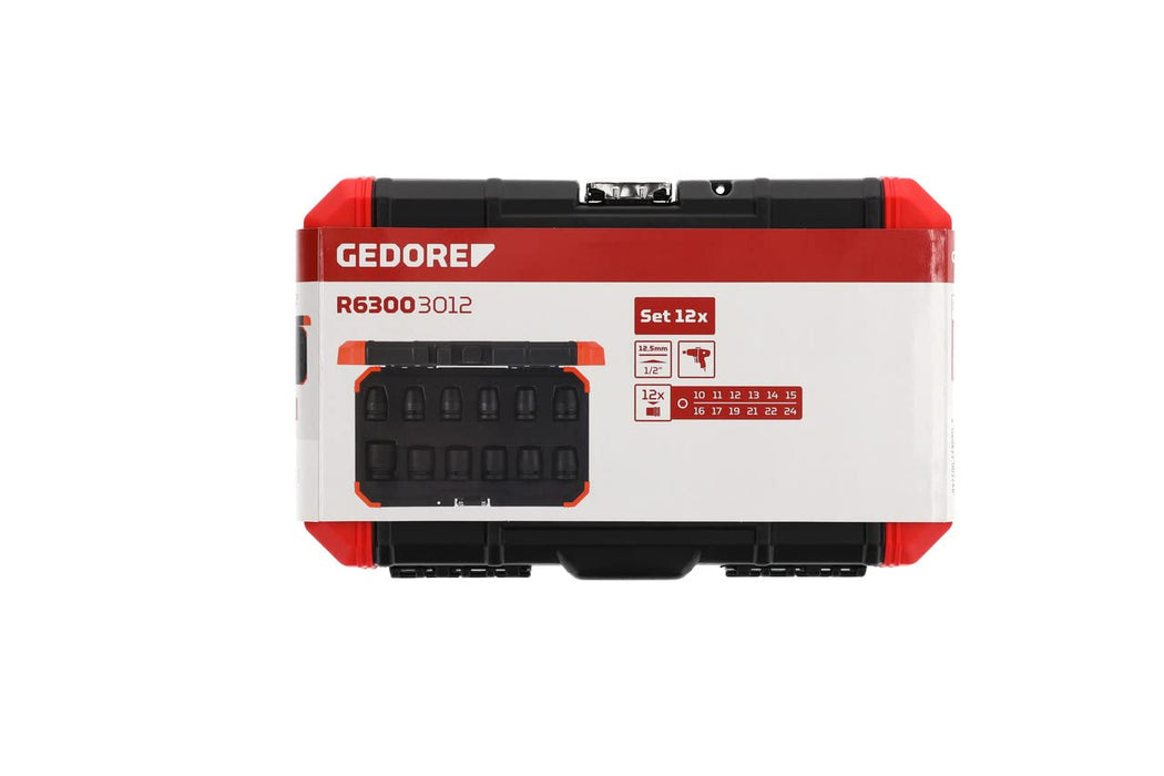 GEDORE RED Impact Socket Set 1/2 12pcs