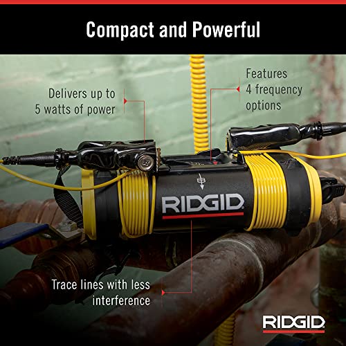 RIDGID 21898 SeekTech ST-305 Line Transmitter, Line Tracer and Underground Line Locator,Yellow,Small