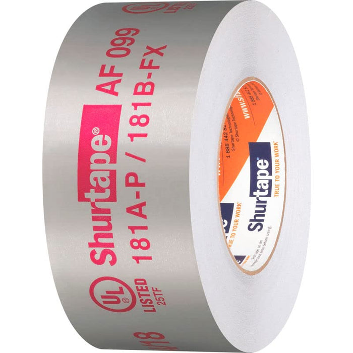 Shurtape AF 099 UL 181A-P/B-FX Listed/Printed Aluminum Foil Tape