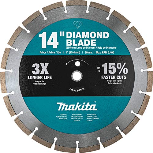 Makita 14in Diamond Blade Segmented General Purpose Contractor (3 Pack)