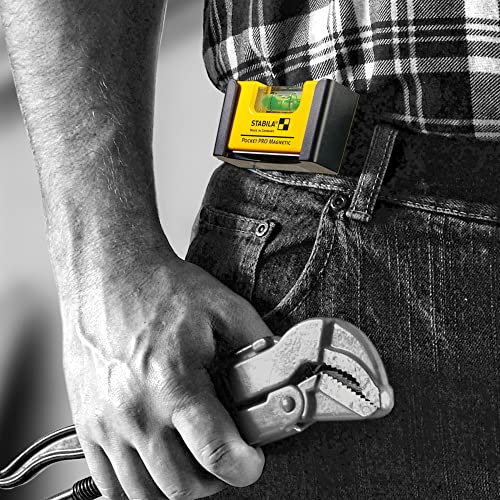 STABILA Magnetic Pocket Level PRO with Holster