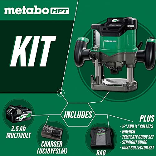 Metabo HPT 36V Multi-Volt Cordless Plunge Router