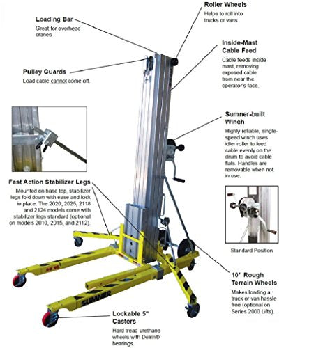 Sumner 2118 Series 18-Feet Contractor Lift