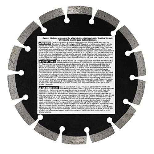 SKIL Green Cut Early Entry Assembly Kit 7 In. Segmented Green Cutting Concrete Blade